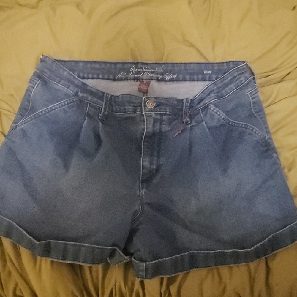 Gloria Vanderbilt Blue Jean Shorts Relaxed Fit